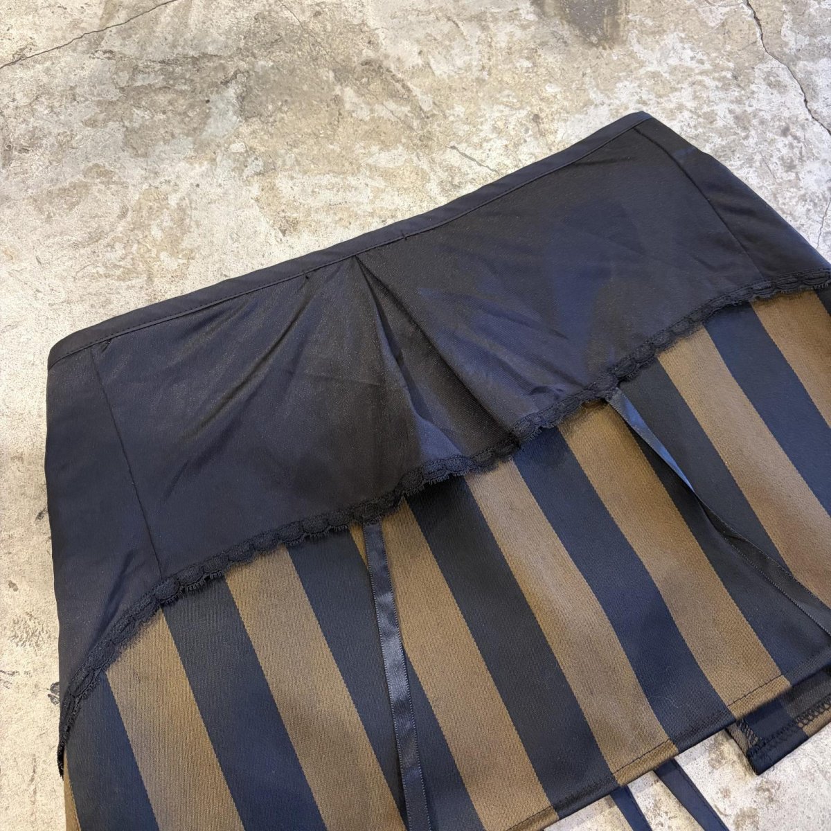 画像8: 【Wiz&Witch】"UNITED" VINTAGE MIX WRAP SKIRT / FREE (8)