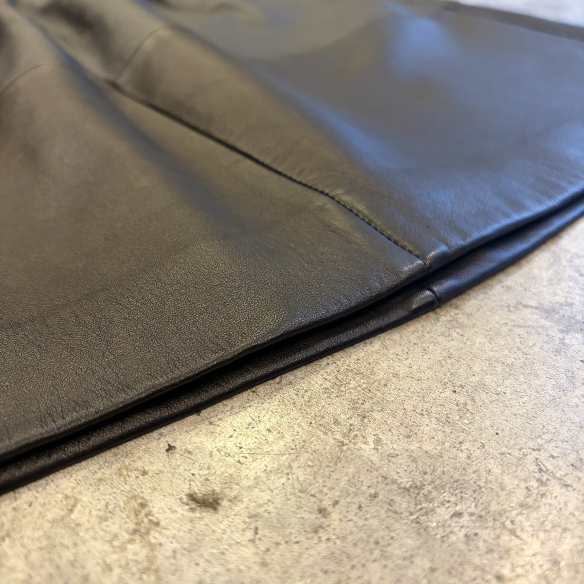画像10: REAL LAMB LEATHER MINI DESIGN SKIRT / W29~W39 (10)