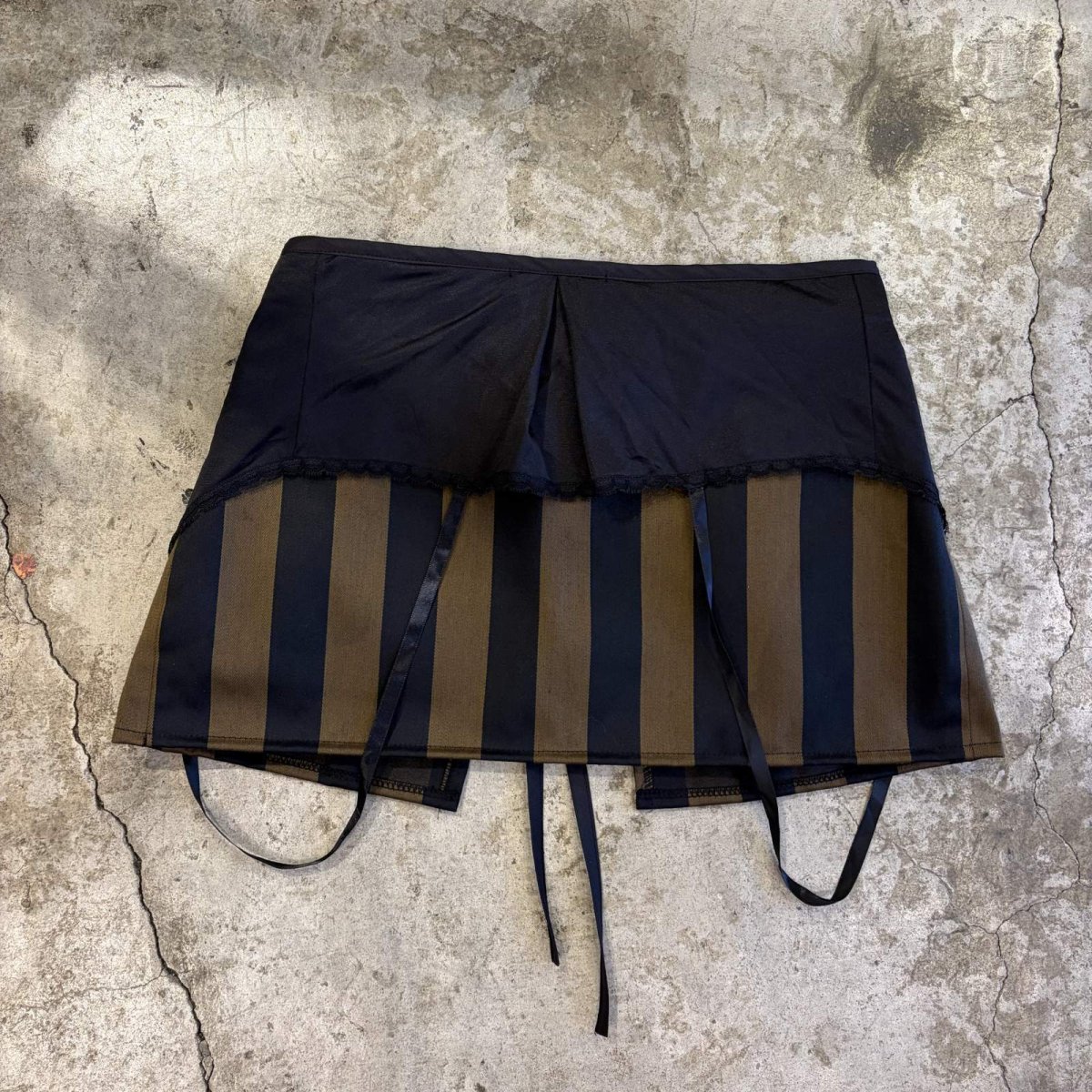 画像2: 【Wiz&Witch】"UNITED" VINTAGE MIX WRAP SKIRT / FREE (2)