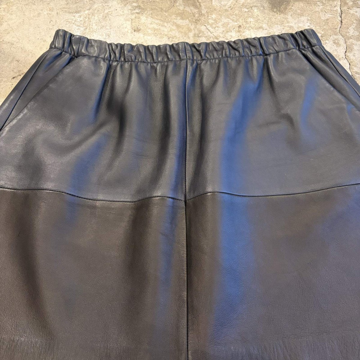 画像5: REAL LAMB LEATHER MINI DESIGN SKIRT / W29~W39 (5)