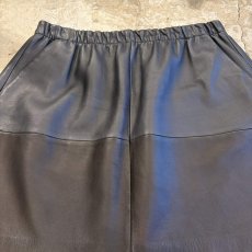 画像5: REAL LAMB LEATHER MINI DESIGN SKIRT / W29~W39 (5)