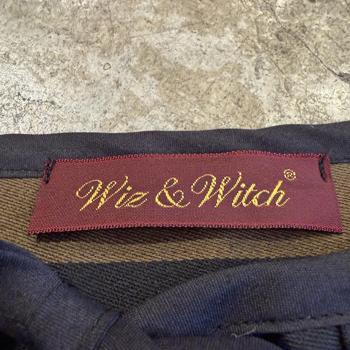 画像10: 【Wiz&Witch】"UNITED" VINTAGE MIX WRAP SKIRT / FREE (10)
