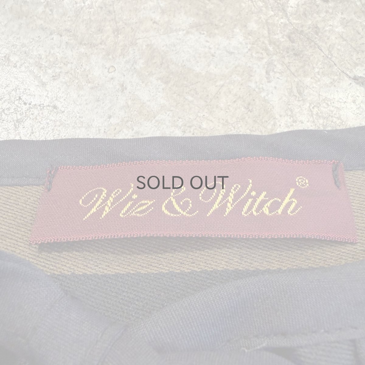 画像10: 【Wiz&Witch】"UNITED" VINTAGE MIX WRAP SKIRT / FREE (10)