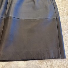 画像4: REAL LAMB LEATHER MINI DESIGN SKIRT / W29~W39 (4)