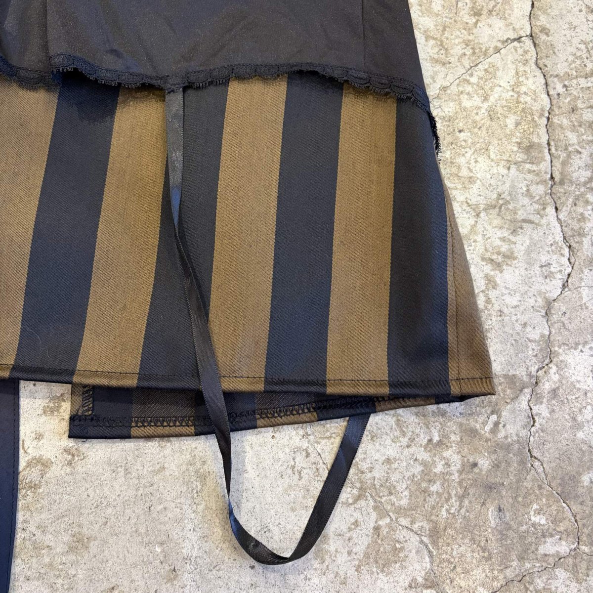 画像9: 【Wiz&Witch】"UNITED" VINTAGE MIX WRAP SKIRT / FREE (9)