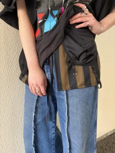 画像11: 【Wiz&Witch】"UNITED" VINTAGE MIX WRAP SKIRT / FREE (11)