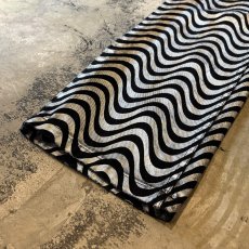 画像8: ALL OVER BICOLOR WAVE PATTERN STRAIGHT PANTS / W30 (8)