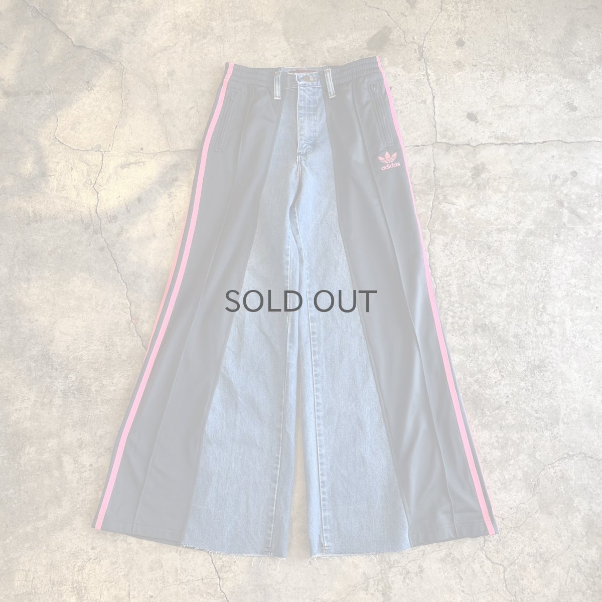 画像1: 【Wiz&Witch】"UNITED" SPORTY DENIM PANTS / OS (1)