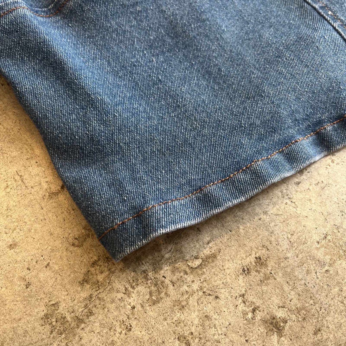 画像3: BLUE DENIM ONE SHOULDER DESIGN N/S TOPS / Ladies M(L) (3)