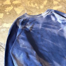 画像3: 80's BLEACHED CRASH DAMAGE RAGLAN SLEEVE SWEAT / Mens L (3)