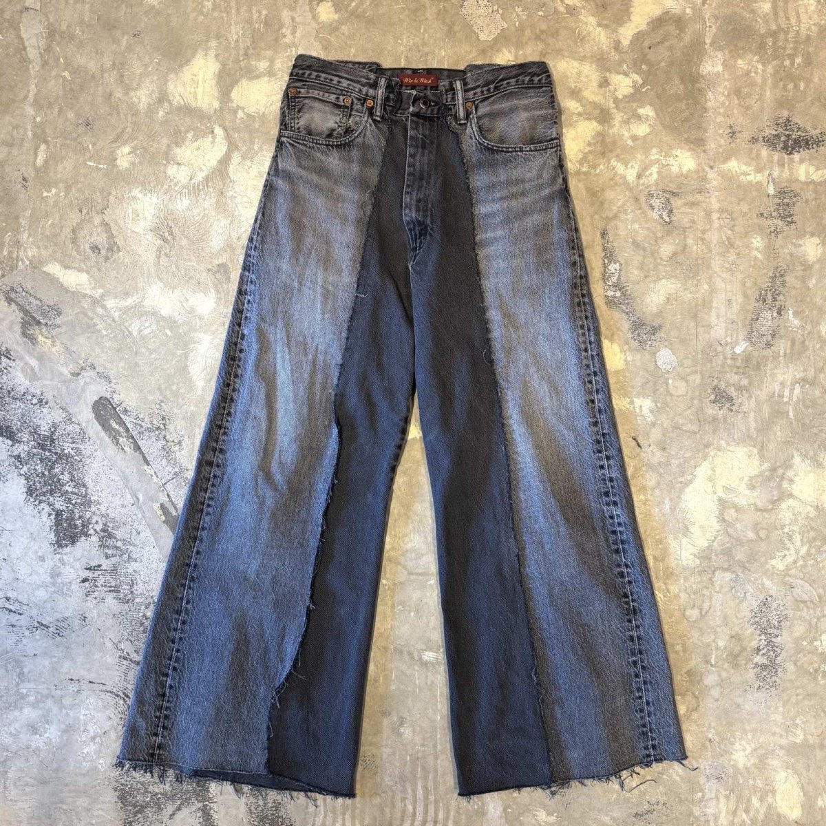 画像1: 【Wiz&Witch】"UNITED" TWINS WIDE DENIM PANTS / W31 (1)
