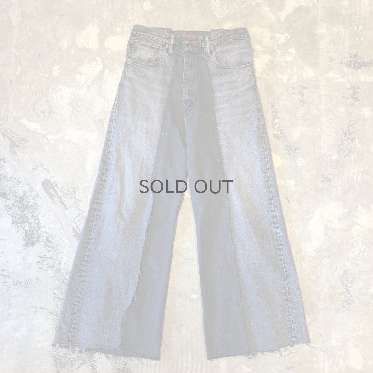 画像1: 【Wiz&Witch】"UNITED" TWINS WIDE DENIM PANTS / W31 (1)