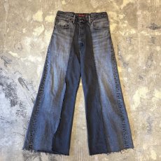 画像1: 【Wiz&Witch】"UNITED" TWINS WIDE DENIM PANTS / W31 (1)