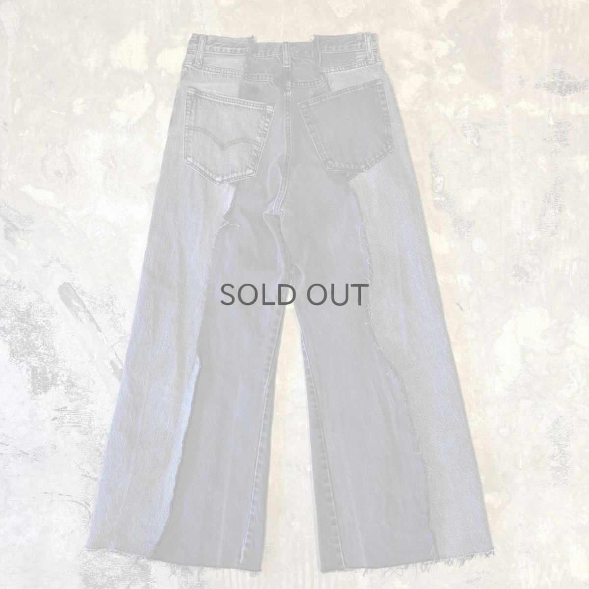 画像2: 【Wiz&Witch】"UNITED" TWINS WIDE DENIM PANTS / W31 (2)