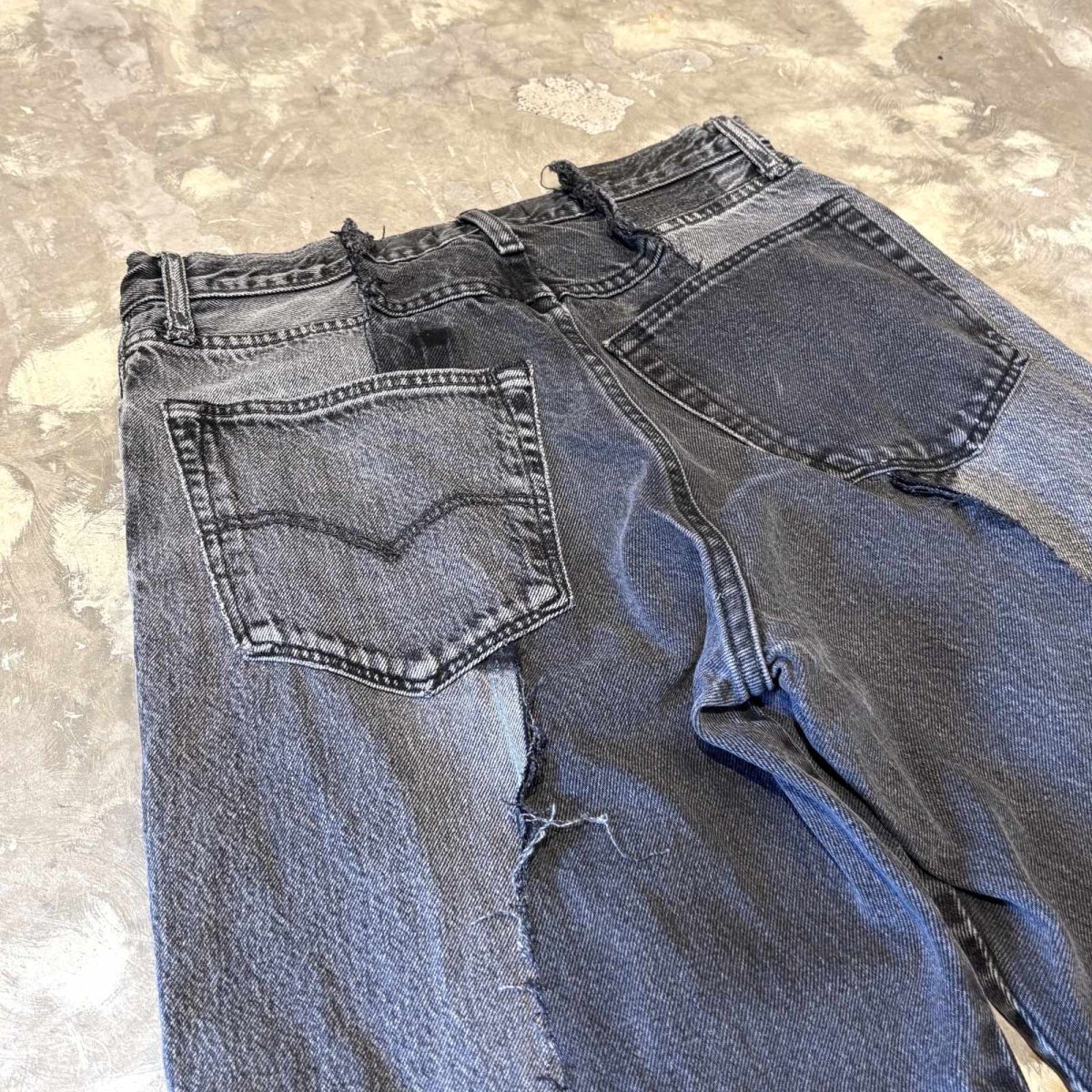 画像9: 【Wiz&Witch】"UNITED" TWINS WIDE DENIM PANTS / W31 (9)