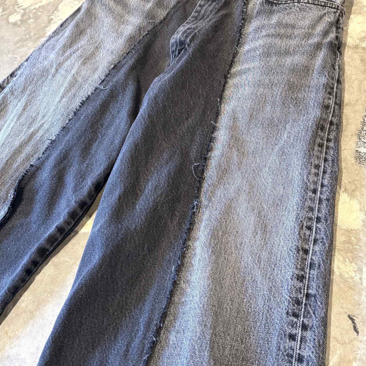 画像4: 【Wiz&Witch】"UNITED" TWINS WIDE DENIM PANTS / W31 (4)
