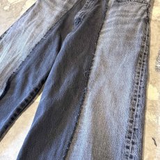 画像4: 【Wiz&Witch】"UNITED" TWINS WIDE DENIM PANTS / W31 (4)
