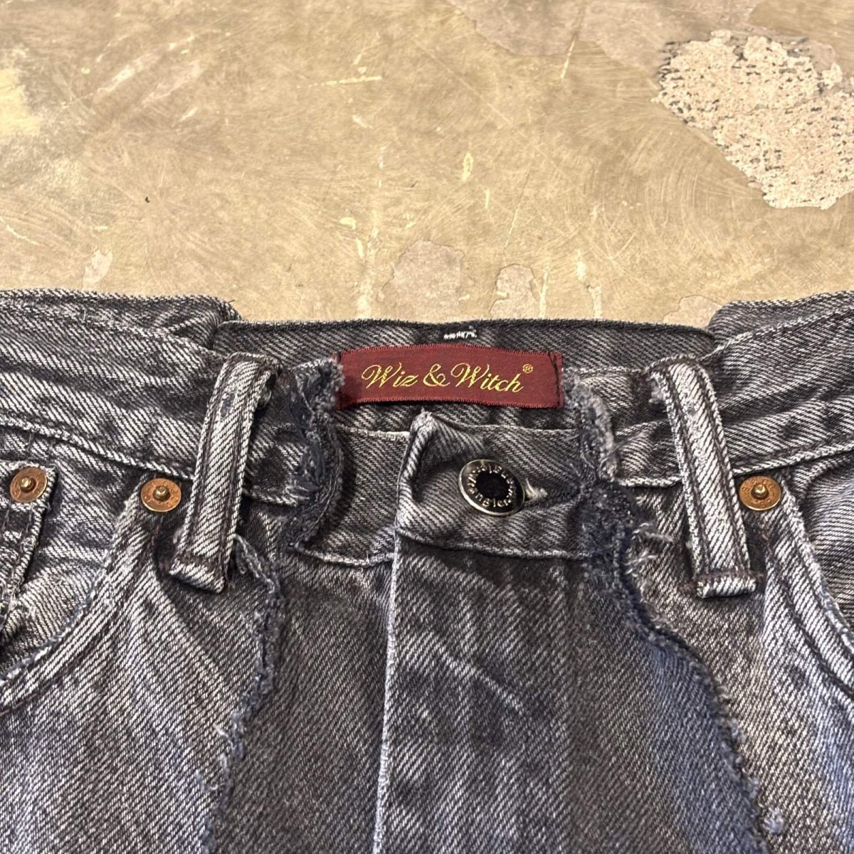 画像10: 【Wiz&Witch】"UNITED" TWINS WIDE DENIM PANTS / W31 (10)