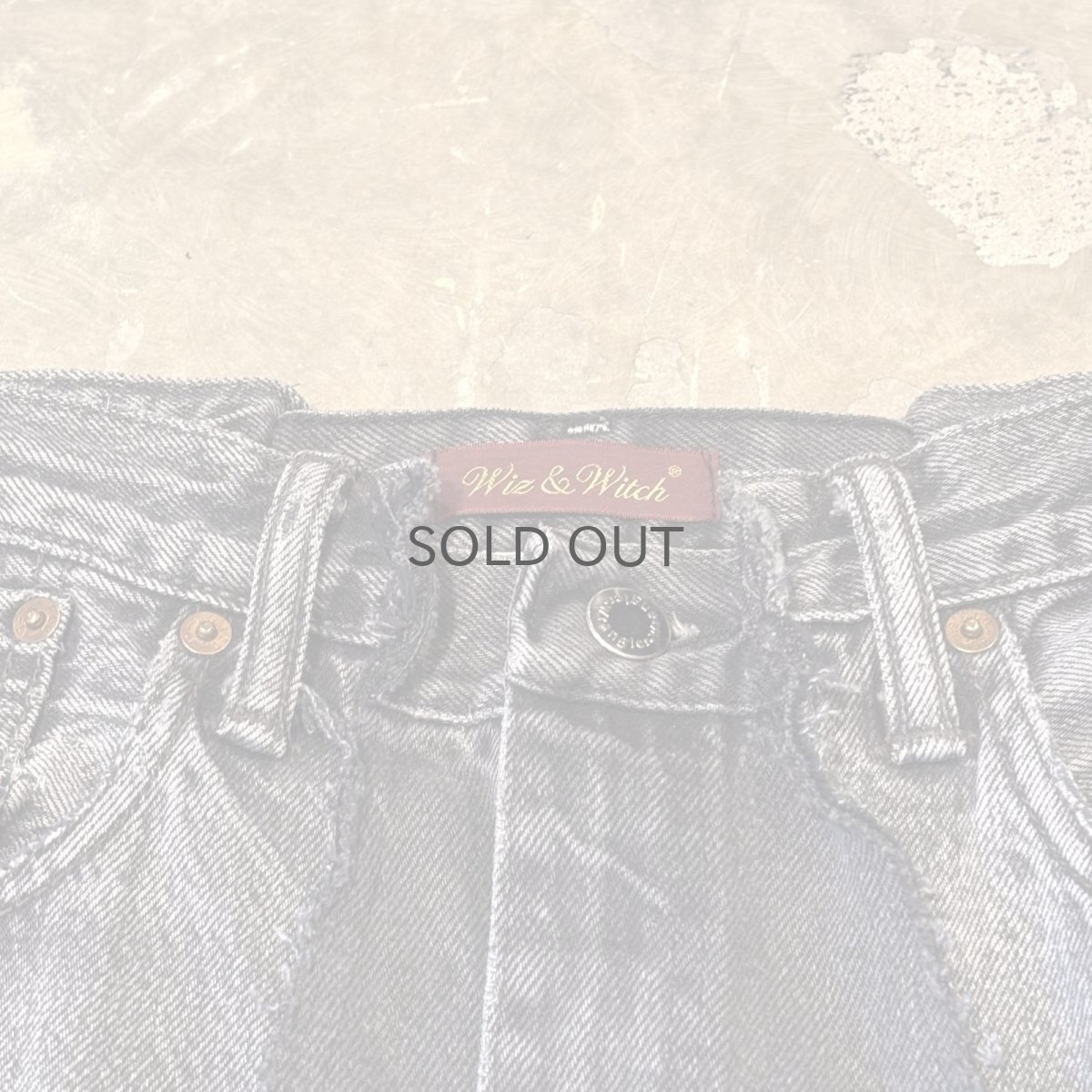 画像10: 【Wiz&Witch】"UNITED" TWINS WIDE DENIM PANTS / W31 (10)