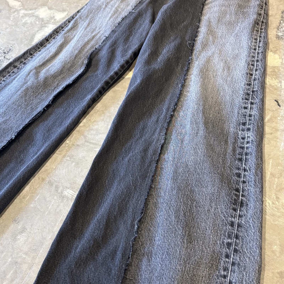 画像6: 【Wiz&Witch】"UNITED" TWINS WIDE DENIM PANTS / W31 (6)