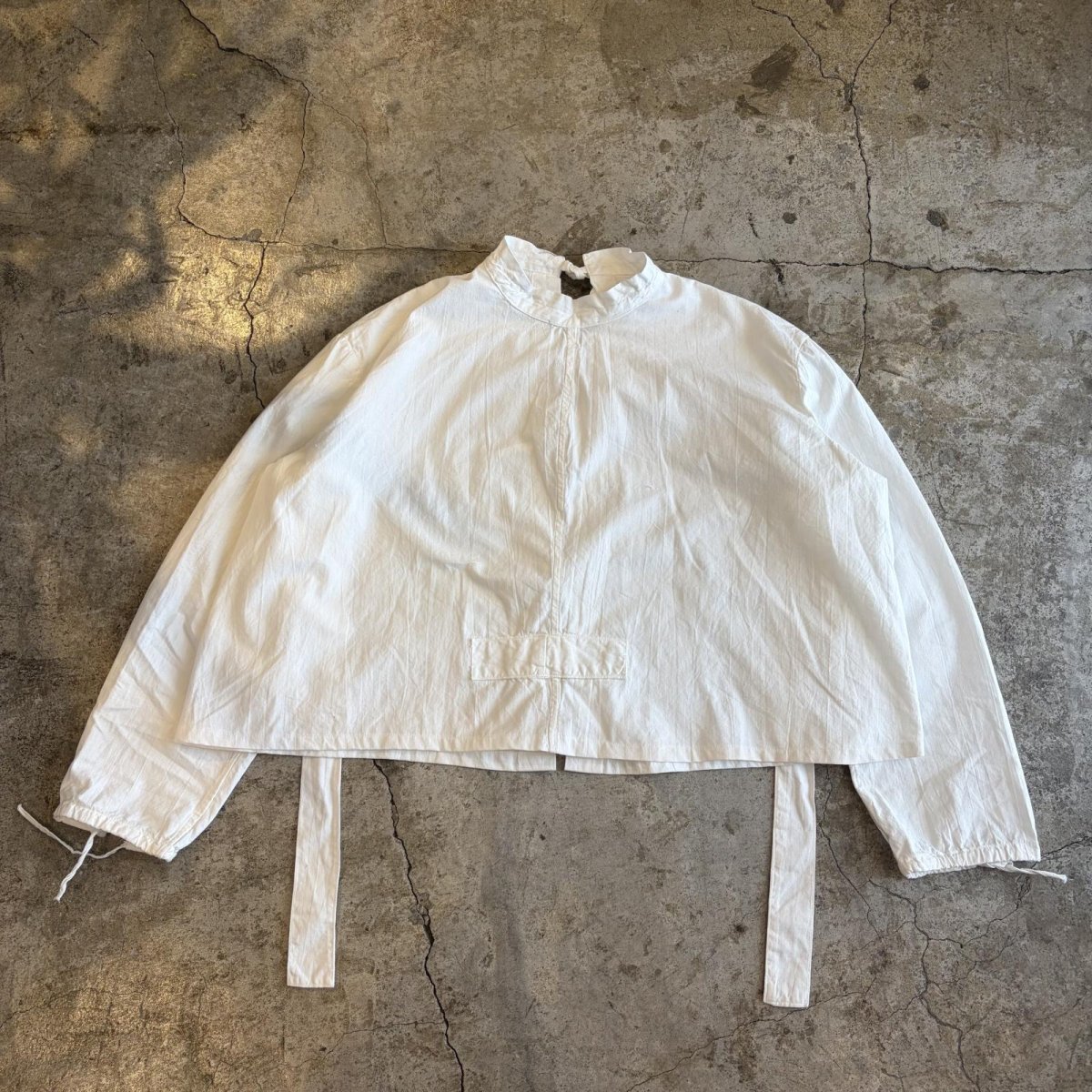 画像2: 【Wiz&Witch】EURO COTTON LINEN OPE SHORT JACKET / OS (2)