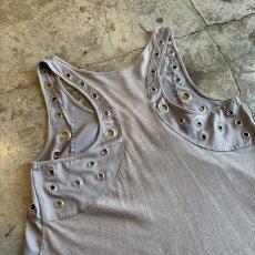 画像6: SIDE GROMMET DESIGN SPORTY N/S TOPS / Ladies S(M) (6)