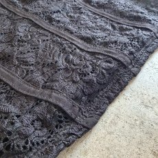 画像10: BLACK COLOR LACE DESIGN BUSTIER / Ladies L(M)  (10)