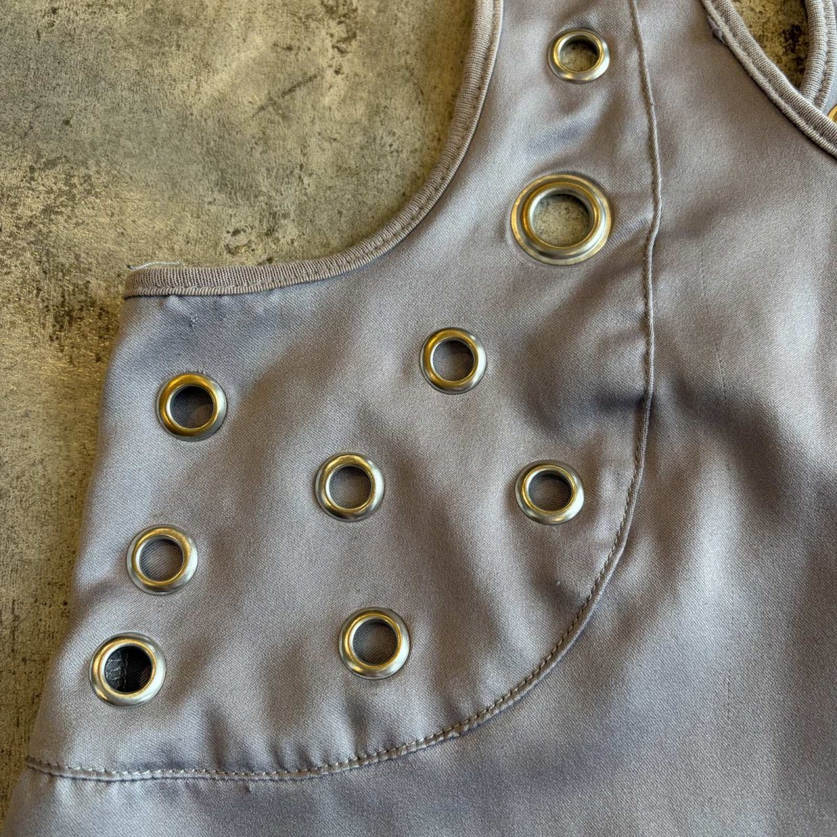 画像4: SIDE GROMMET DESIGN SPORTY N/S TOPS / Ladies S(M) (4)