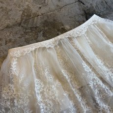 画像8: 【Wiz&Witch】"UNITED" VINTAGE LACE MIX WRAP SKIRT / FREE (8)