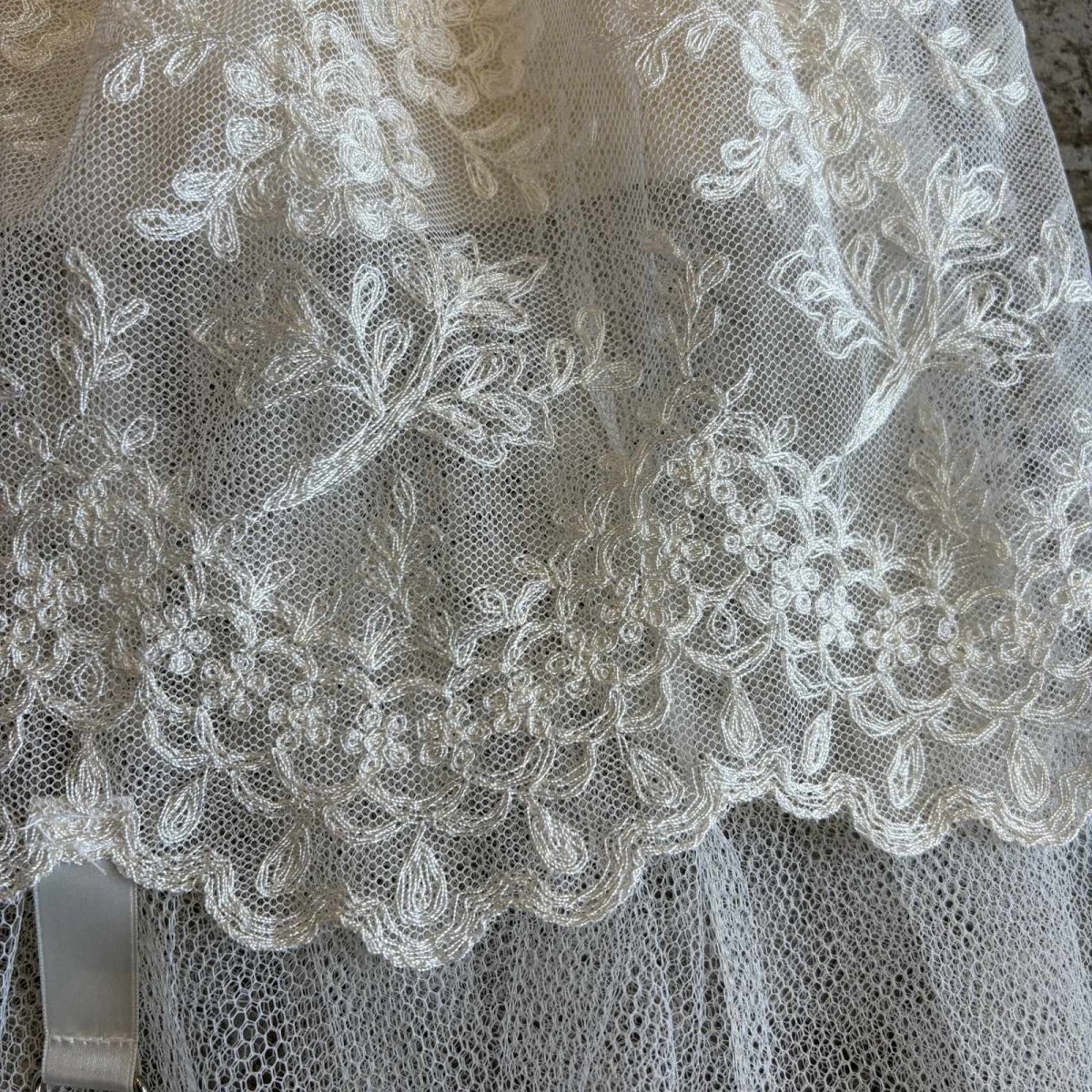 画像6: 【Wiz&Witch】"UNITED" VINTAGE LACE MIX WRAP SKIRT / FREE (6)