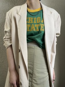 画像13: PALE TONE COLOR DOUBLE DESIGN JACKET / Ladies XXL(XL) (13)