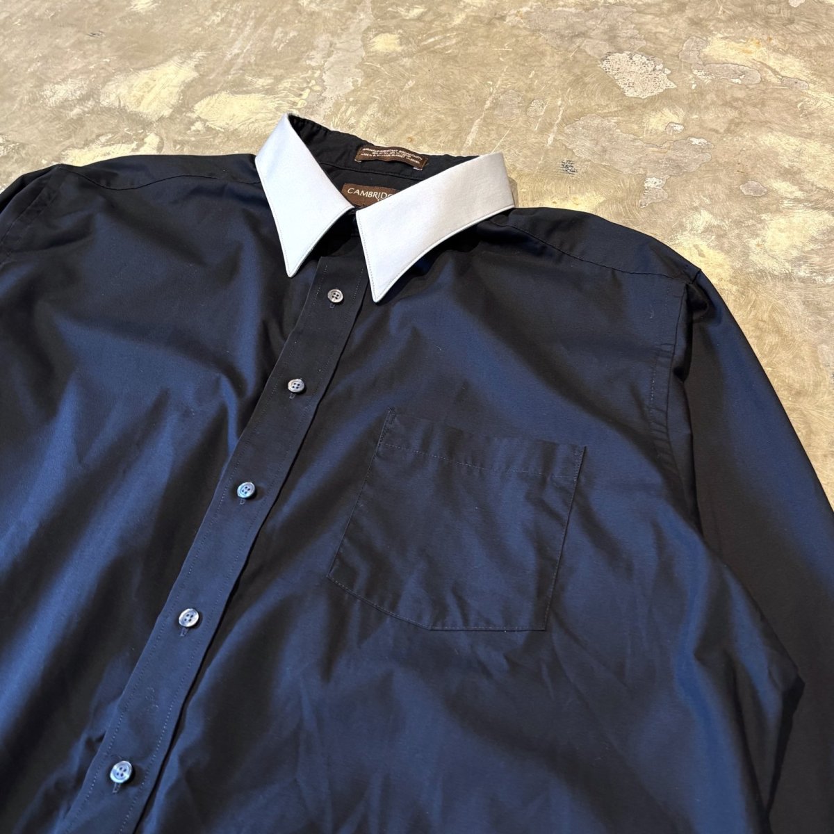 画像4: COLOR SWITCHED ROUND CUT L/S SHIRT / Mens XXL (4)