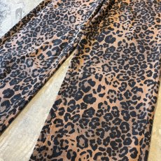 画像6: ALL OVER LEOPARD PATTERN WIDE SILHOUETTE PANTS / W31 (6)