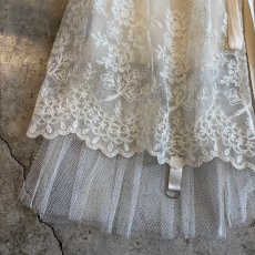 画像4: 【Wiz&Witch】"UNITED" VINTAGE LACE MIX WRAP SKIRT / FREE (4)