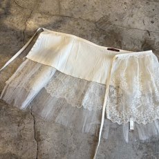 画像7: 【Wiz&Witch】"UNITED" VINTAGE LACE MIX WRAP SKIRT / FREE (7)