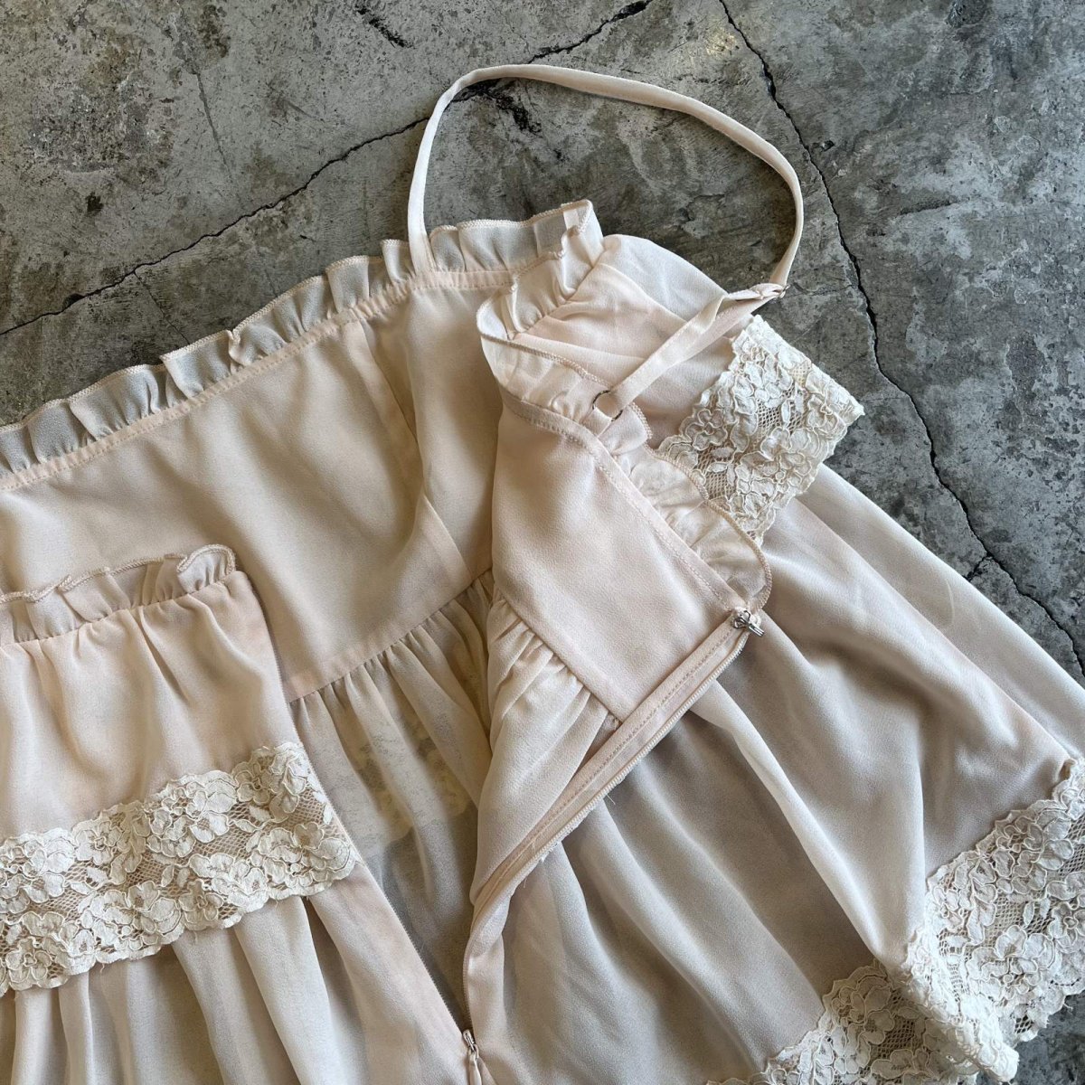 画像11: DOWN LACE TIERED DESIGN CAMISOLE / Ladies S (11)