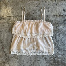 画像1: DOWN LACE TIERED DESIGN CAMISOLE / Ladies S (1)