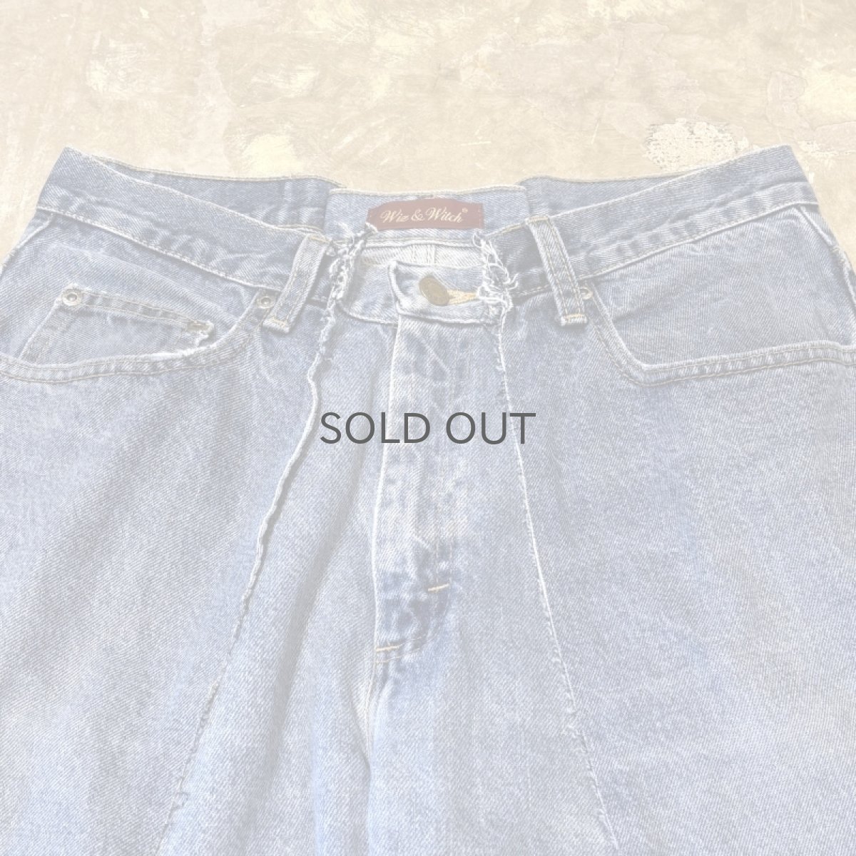 画像10: 【Wiz&Witch】"UNITED" TWINS WIDE DENIM PANTS / W31 (10)