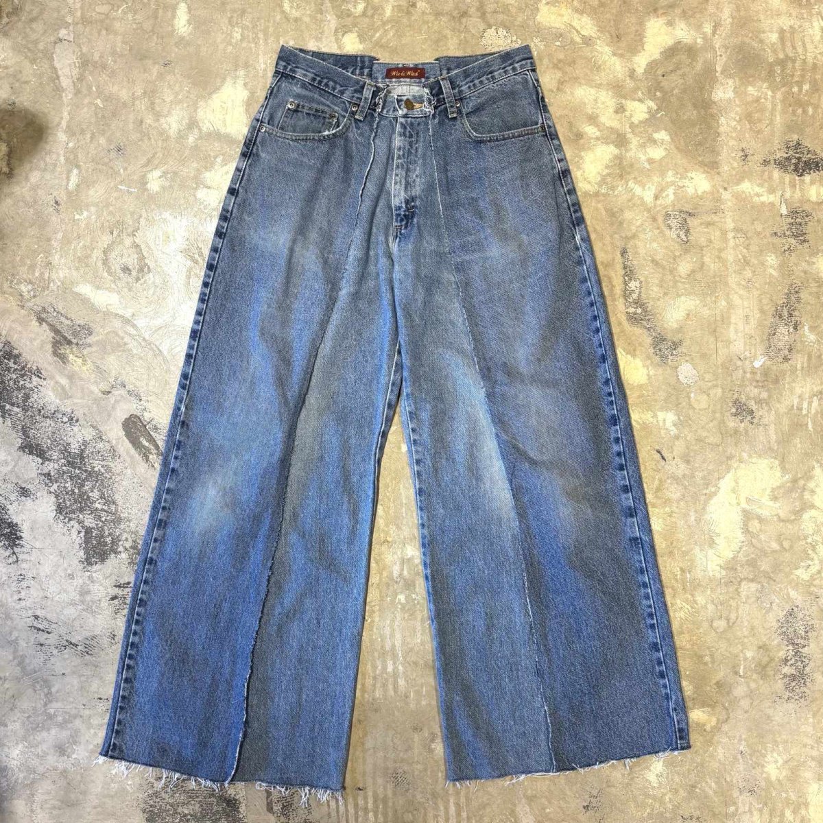 画像1: 【Wiz&Witch】"UNITED" TWINS WIDE DENIM PANTS / W31 (1)