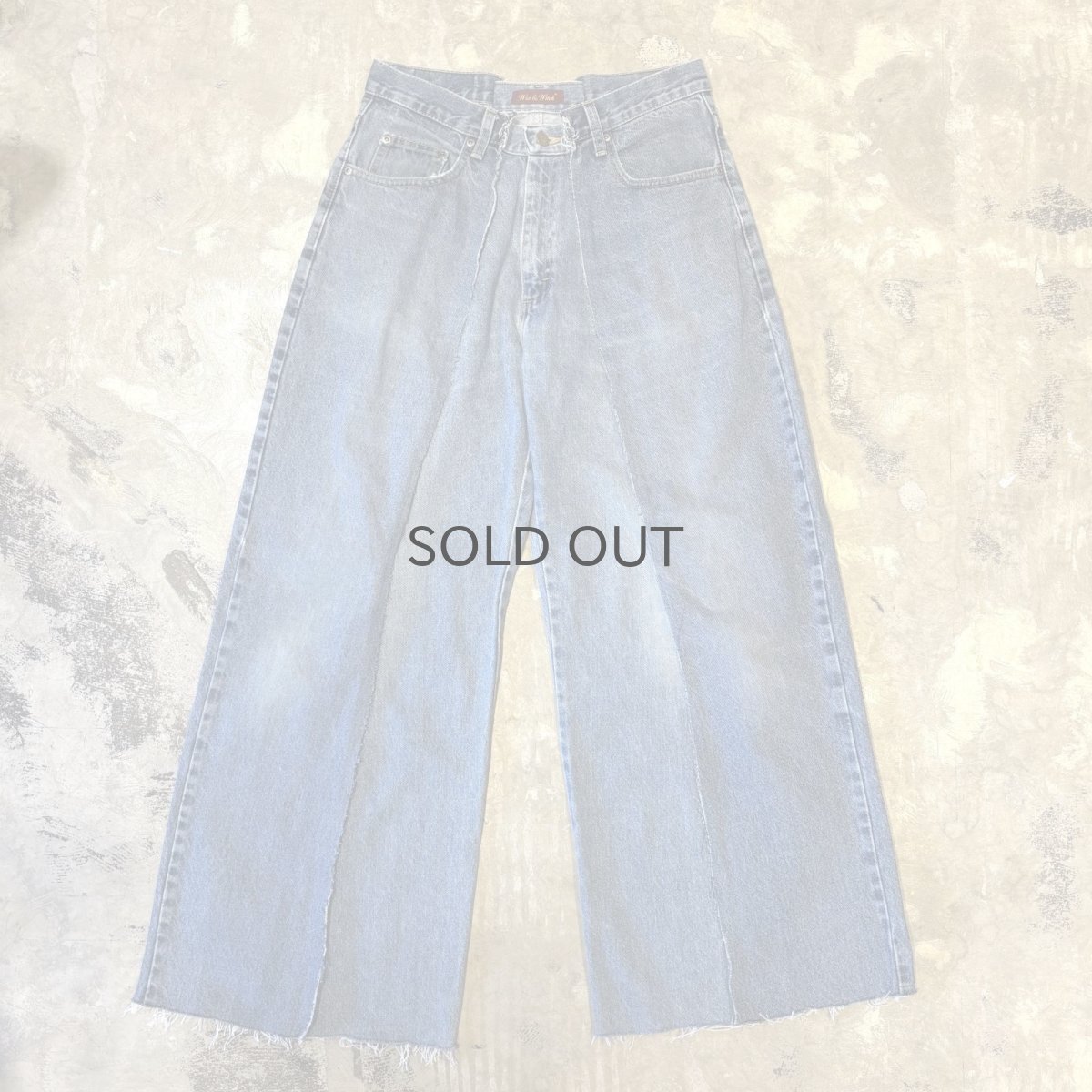 画像1: 【Wiz&Witch】"UNITED" TWINS WIDE DENIM PANTS / W31 (1)
