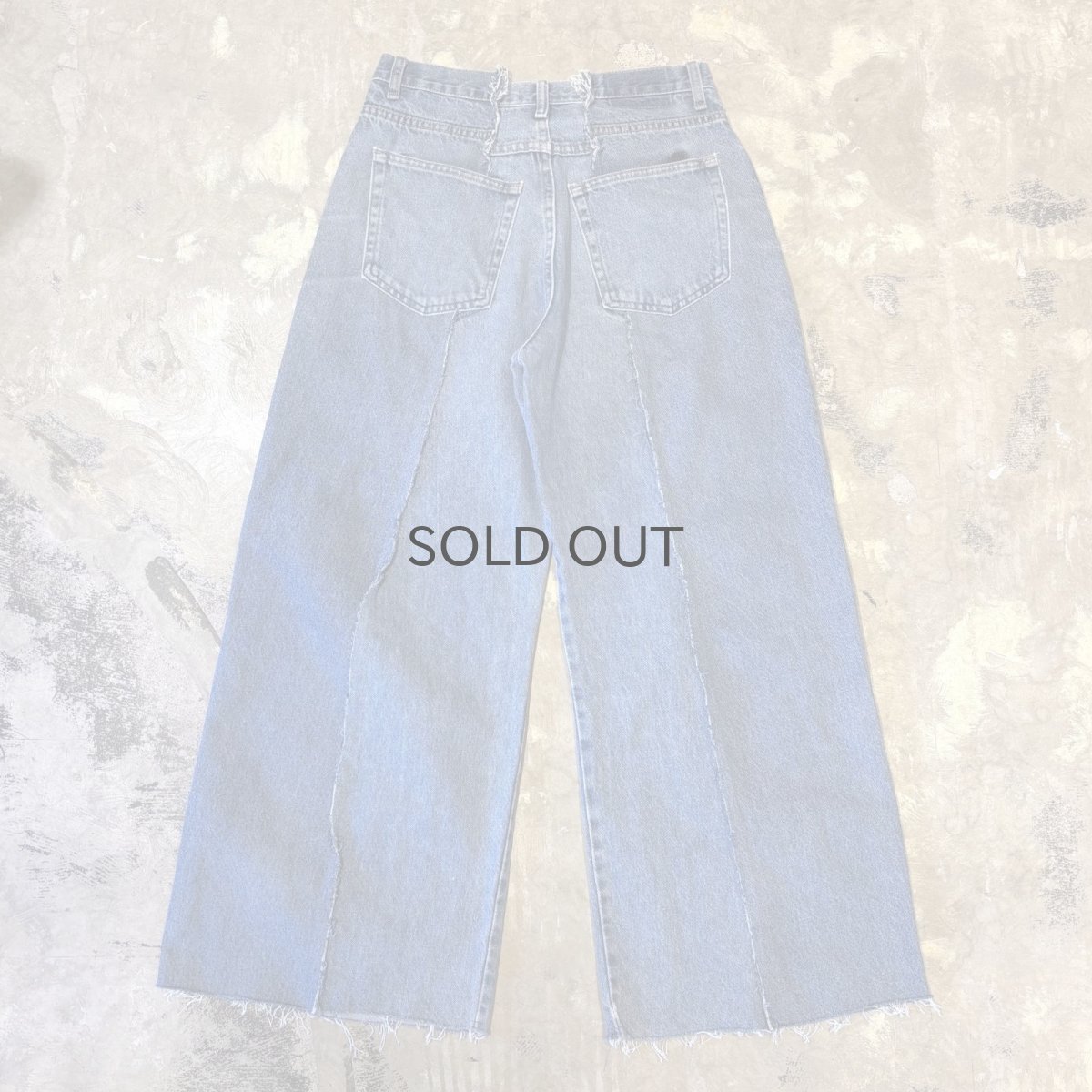 画像2: 【Wiz&Witch】"UNITED" TWINS WIDE DENIM PANTS / W31 (2)