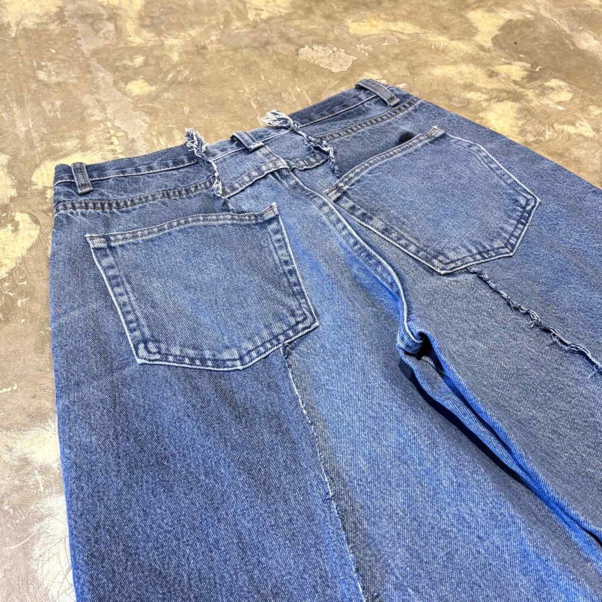 画像9: 【Wiz&Witch】"UNITED" TWINS WIDE DENIM PANTS / W31 (9)