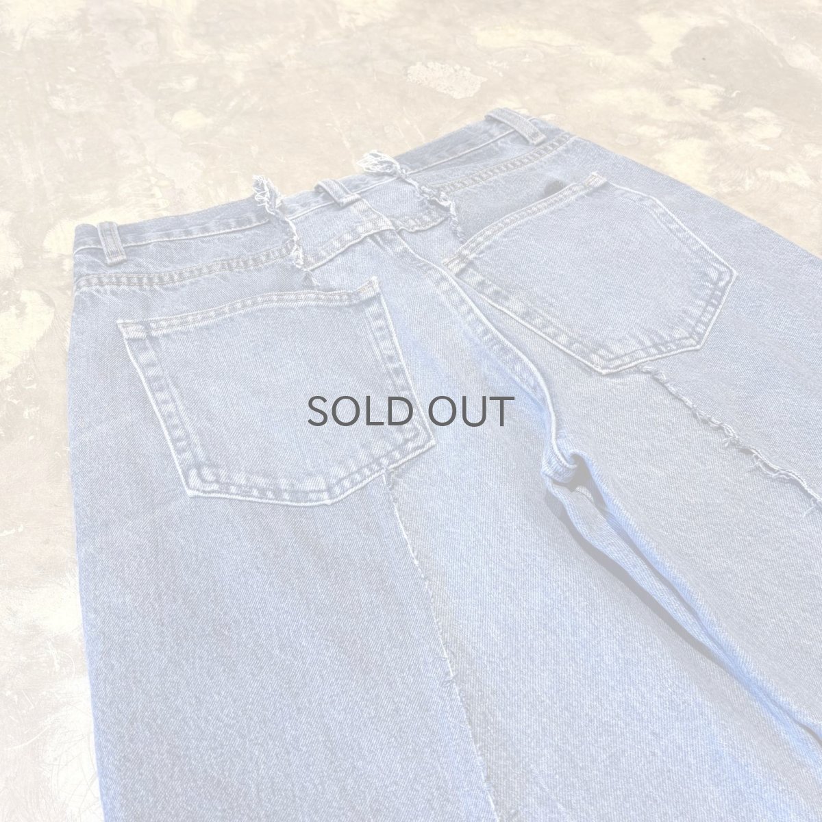 画像9: 【Wiz&Witch】"UNITED" TWINS WIDE DENIM PANTS / W31 (9)