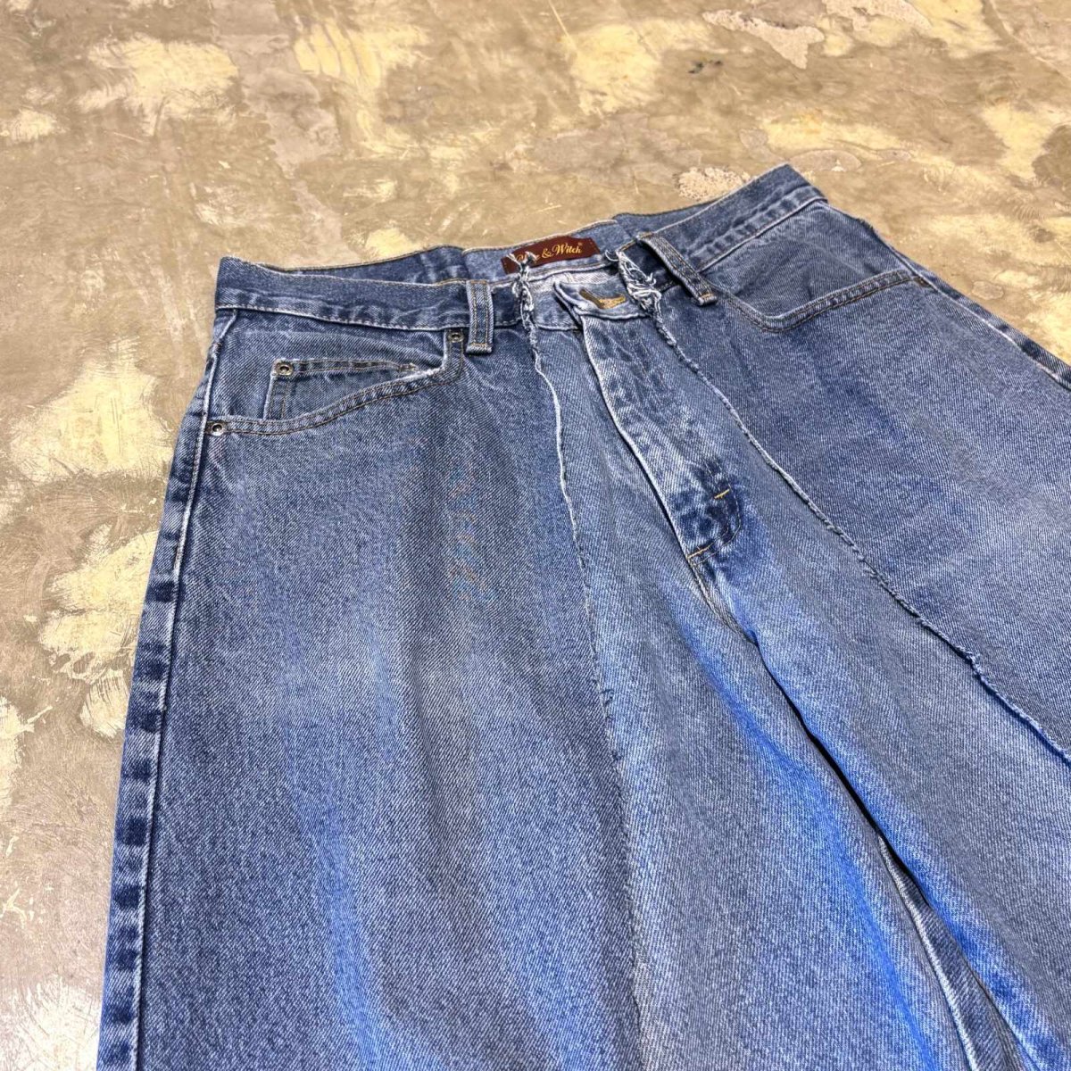 画像3: 【Wiz&Witch】"UNITED" TWINS WIDE DENIM PANTS / W31 (3)