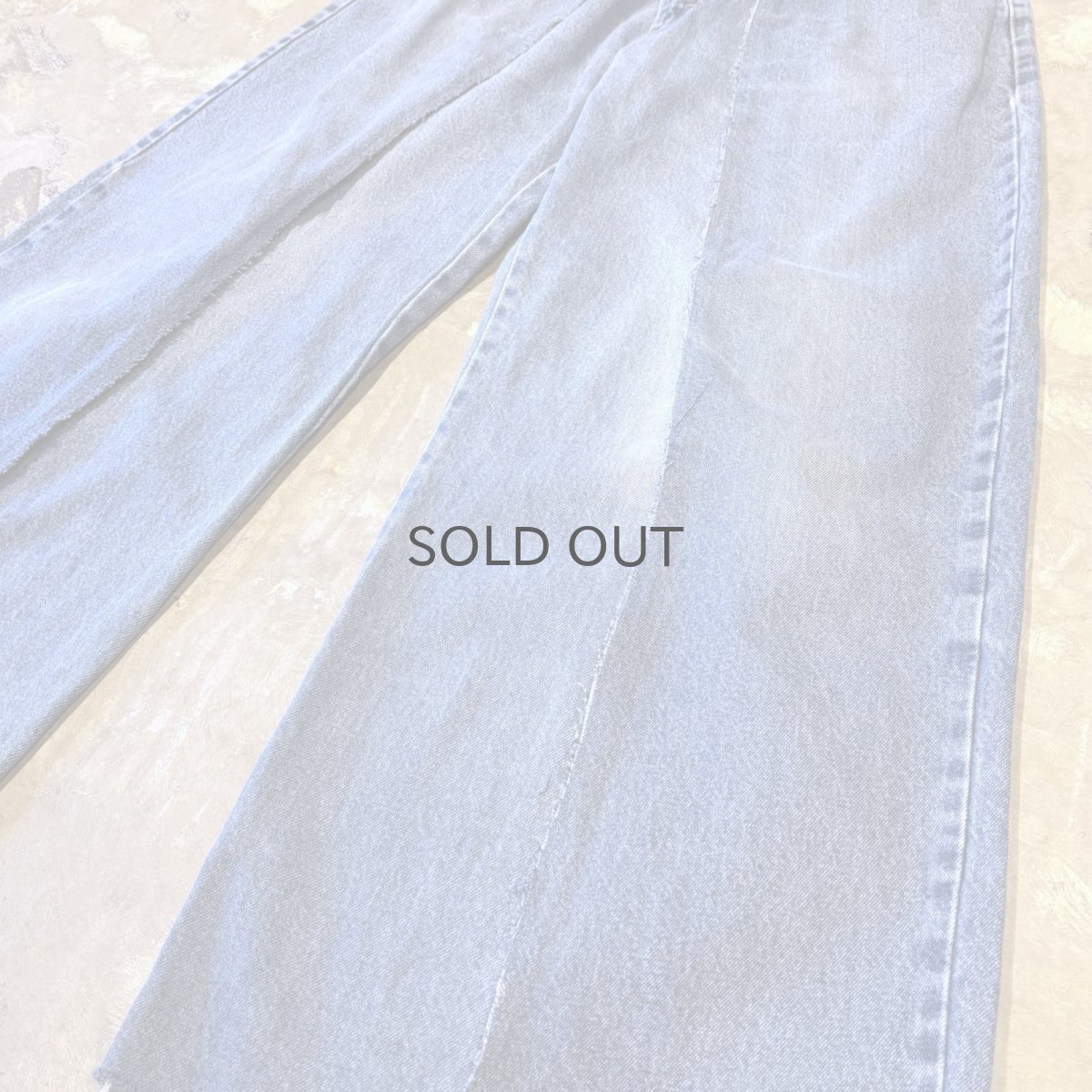 画像6: 【Wiz&Witch】"UNITED" TWINS WIDE DENIM PANTS / W31 (6)