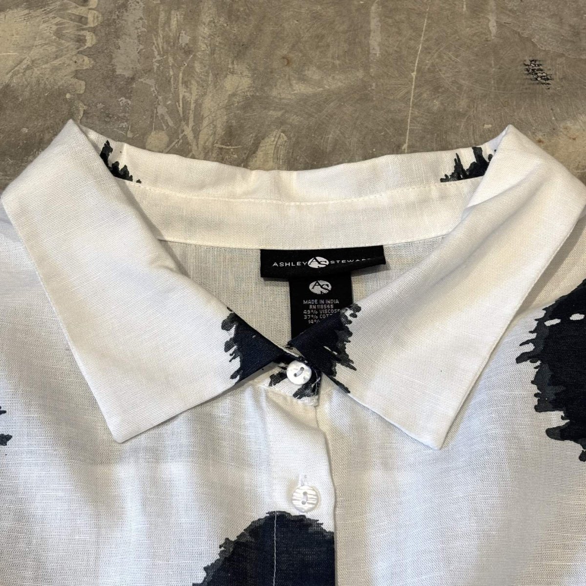 画像10: GRAPHIC PATTERN BIG SILHOUETTE L/S SHIRT / Mens XL (10)