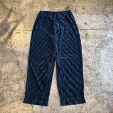 画像2: COLOR VELVET STRIPE PATTERN DESIGN PANTS / W27~W36(L) (2)