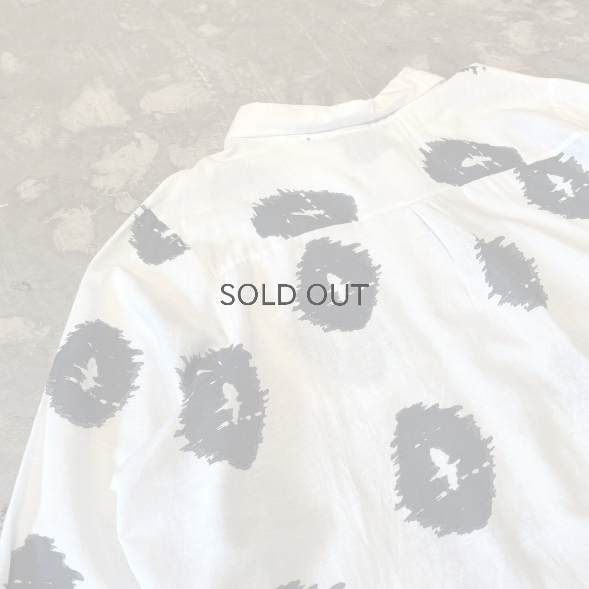 画像9: GRAPHIC PATTERN BIG SILHOUETTE L/S SHIRT / Mens XL (9)