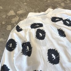 画像9: GRAPHIC PATTERN BIG SILHOUETTE L/S SHIRT / Mens XL (9)