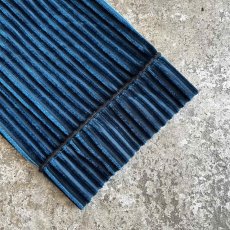 画像6: COLOR VELVET STRIPE PATTERN V NECK DESIGN L/S SHIRT / Ladies L (6)
